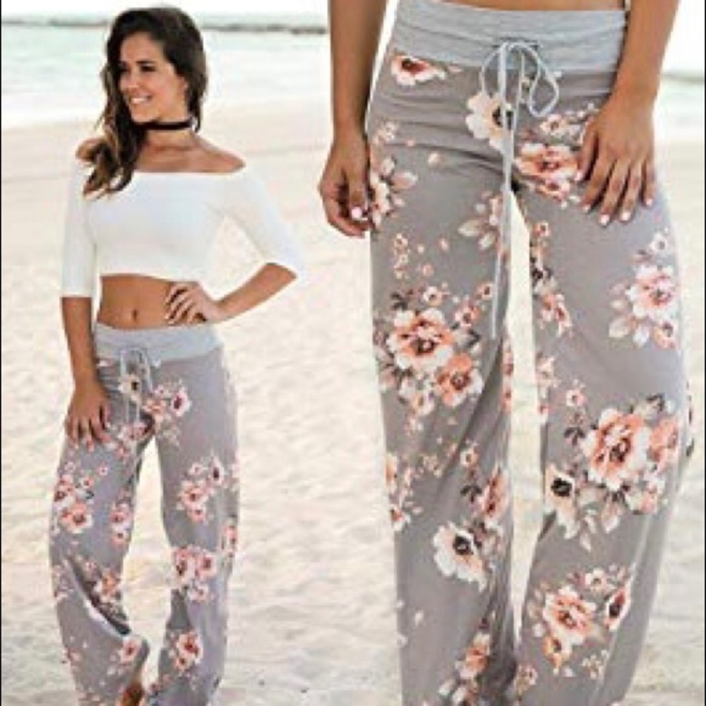 Floral lounge pants sleep wear 3XL